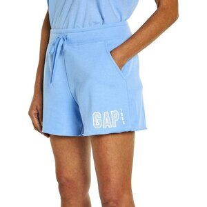 Gap Logo Womens Blue Pocket Sweat Shorts Size XXL